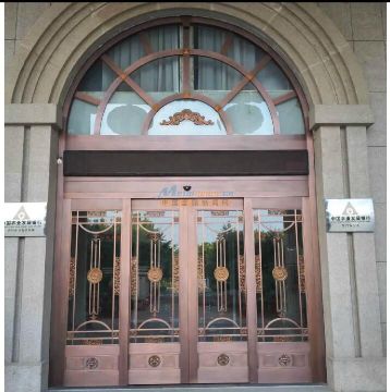荥阳别墅铜门定做巩义欧式铜门 郑州铜门价格