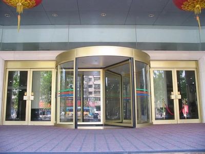 东莞酒店大门 中山酒店旋转门 两翼豪华旋转门