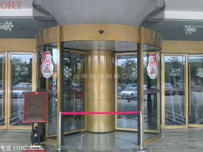 星级酒店自动旋转门 豪华旋转门 铜旋转门 不锈钢旋转门