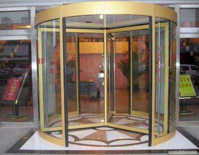 三翼自动豪华旋转门