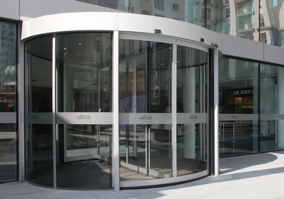 多玛 KTC-2豪华两翼旋转门 现代建筑入口的优雅之选